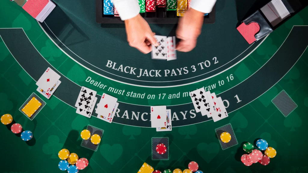 Explanation of the 3-hand Blackjack game
